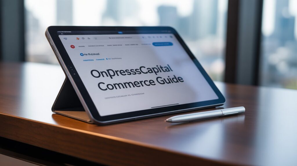 commerce guide onpresscapital