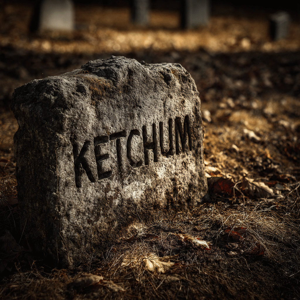 ketchum meaning slang