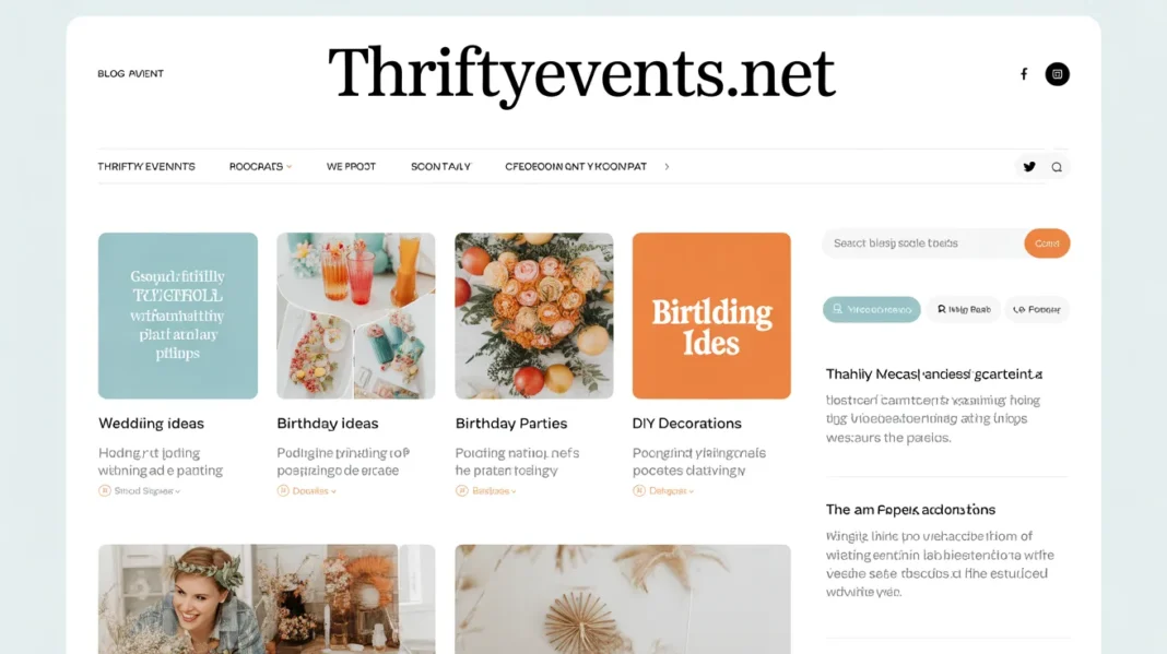 blog thriftyeventsnet